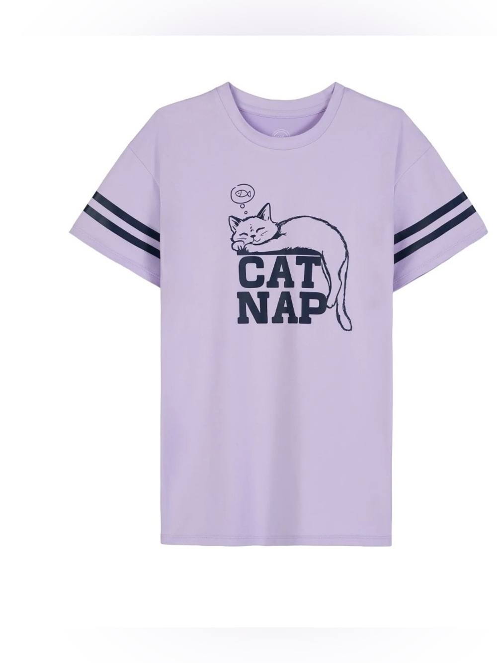 NWT Wonder Nation Cat Nap Lavender Sleep Gown Girls S 6-7 Nightgown